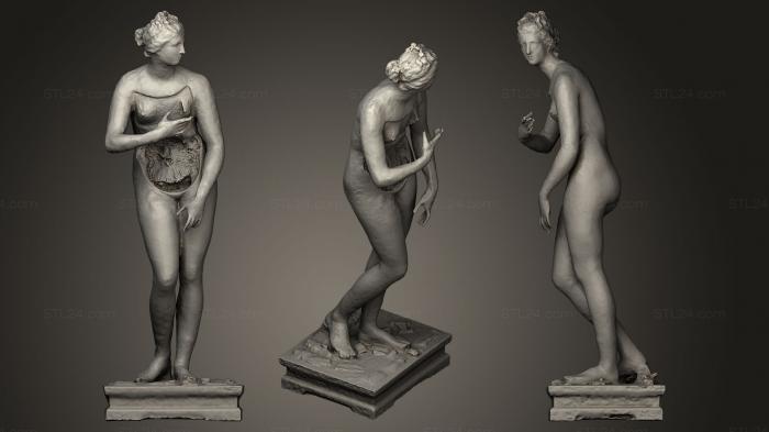 Статуи античные и исторические (Венера Медичи, STKA_1064) 3D модель для ЧПУ станка